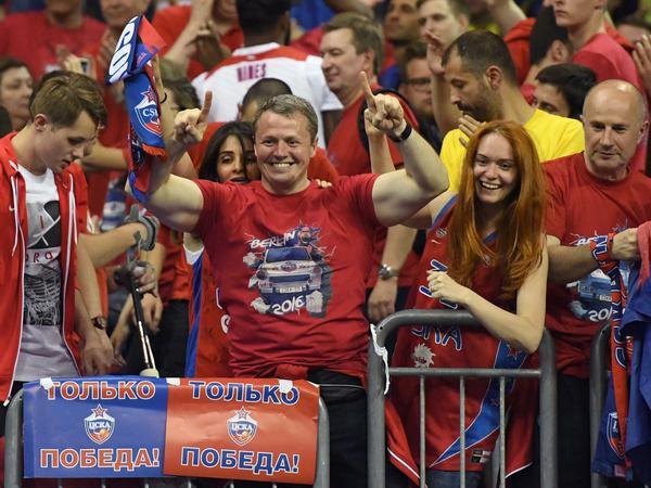 Fans von ZSKA Moskau
