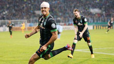 Werders Franco Di Santo bejubelt das 2:0.