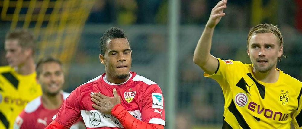 Brachte den VfB Stuttgart mit zwei Treffern in Führung: Daniel Didavi (l.)