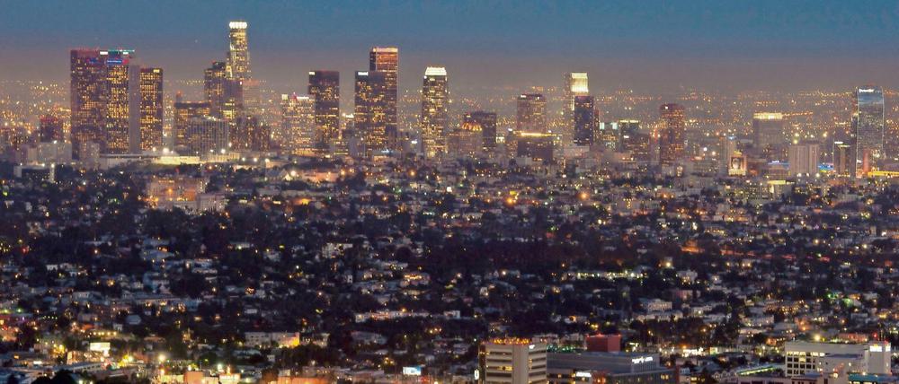 Die Skyline von Los Angeles.