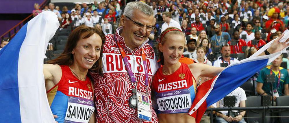 Zu früh gefreut. Den russischen Leichtathleten drohen harte Strafen.