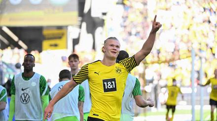 Haushoch setzte Borussia Dortmund sich am Samstagnachmittag gegen Wolfsburg durch.