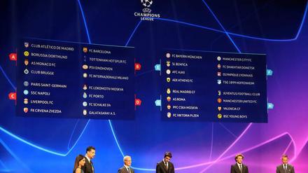 Das sind die Gruppen für die neue Champions-League-Saison.