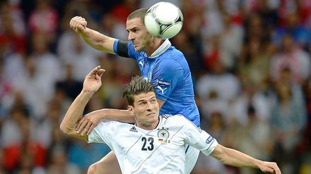 Mario Gomez kehrte gegen Italien in die Startelf zurück, fand aber nie ins Spiel. Zur Halbzeit musste er Miroslav Klose weiche, aber da war es schon zu spät.