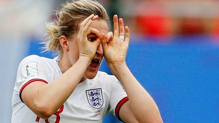 Sie hat den Durchblick: Englands Angreiferin Ellen White erzielte bereits sechs Treffer bei der WM.
