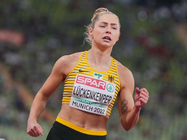 Gina Lückenkemper ist Europameisterin über 100 Meter. 