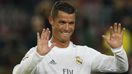 Cristiano Ronaldo freut sich diebisch über den Erfolg beim Erzrivalen FC Barcelona. 