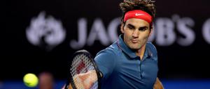Roger Federer spielt heute im Halbfinale gegen Rafael Nadal.
