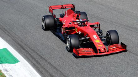 Sebastian Vettel hatte einen verkorksten Tag in Monza.