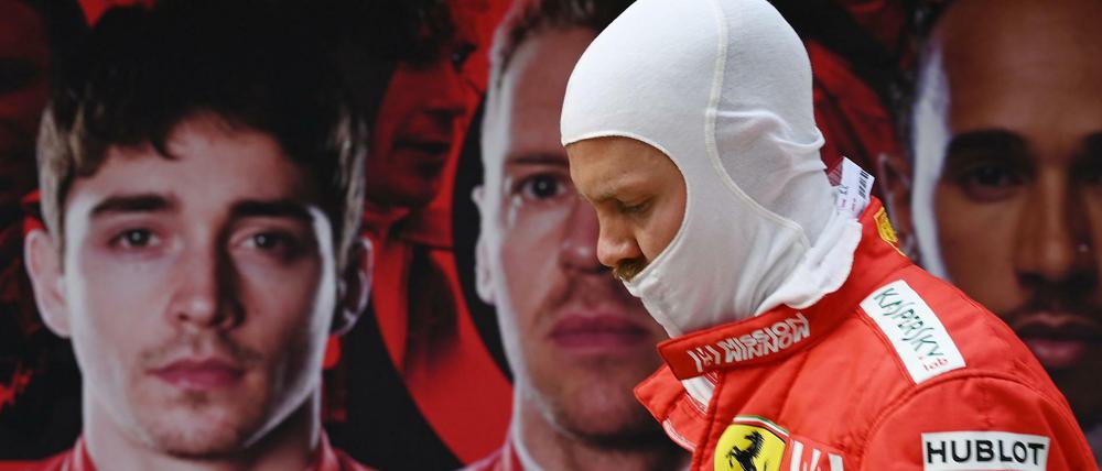 Allgegenwärtig. Charles Leclerc verlängert seinen Vertrag, der Druck auf Sebastian Vettel wächst.