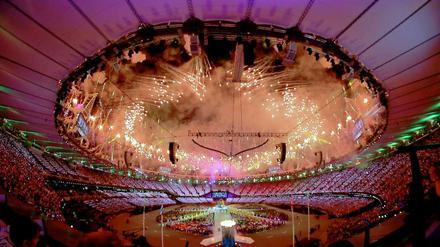 Krachender Abschluss. Am Ende stand das obligatorische Feuerwerk über dem Olympiastadion. Doch davor hatten die Spiele von London und auch deren Schlussfeier Außergewöhnliches geboten.