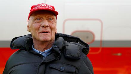 Niki Lauda am Flughafen Düsseldorf (Archivbild)