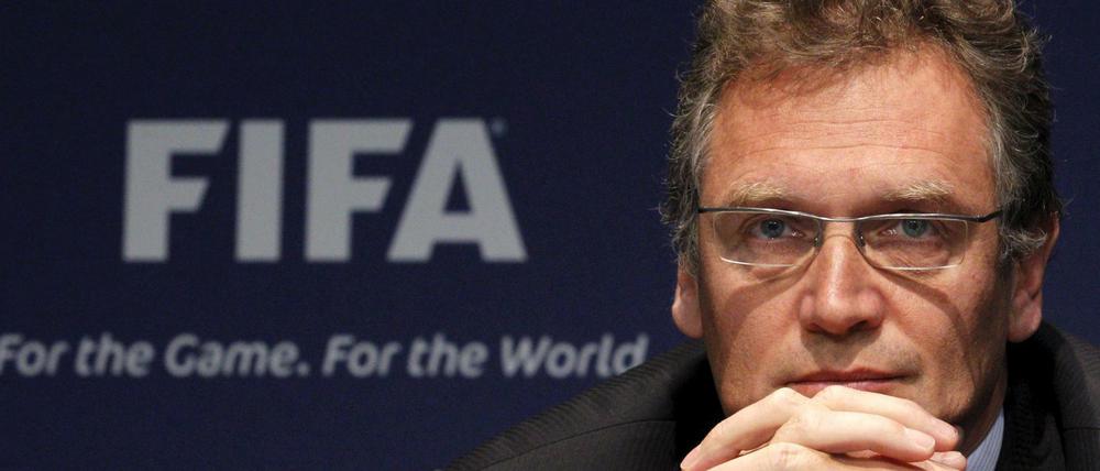 Aus, Aus, Aus. Fifa-Generalsekretär Jerome Valcke ist am Mittwoch entlassen worden. 