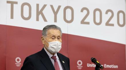 Der japanische Cheforganisator der Olympischen Sommerspiele in Tokio, Yoshiro Mori, steht für seine Aussagen in der öffentlichen Kritik