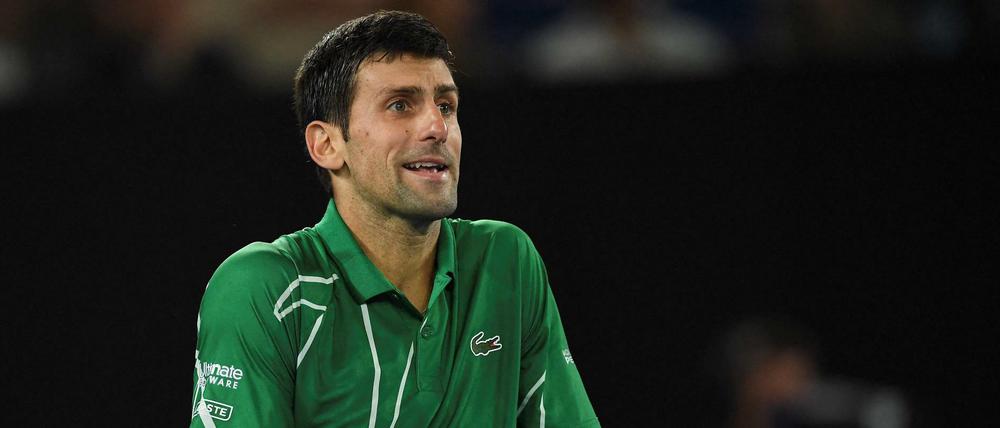 Tennis-Spieler Novak Djokovic (Archiv)