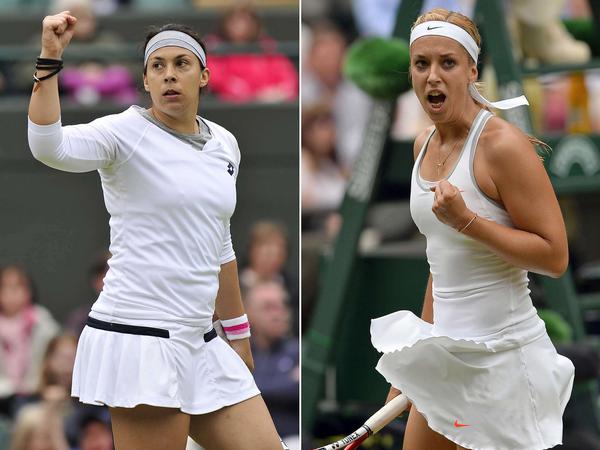 Wer darf jubeln? Marion Bartoli und Sabine Lisicki bestreiten heute das Frauenfinale in Wimbledon.