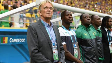 Seit Mai 2013 Nationaltrainer Kameruns: Volker Finke.