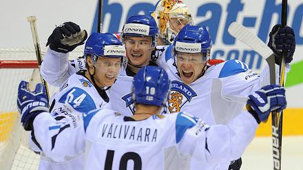 Die Finnen besiegten die Russen mit 3:0.