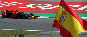 In Spanien will Red Bull angreifen. Max Verstappen landete im Qualifying auf Platz vier.