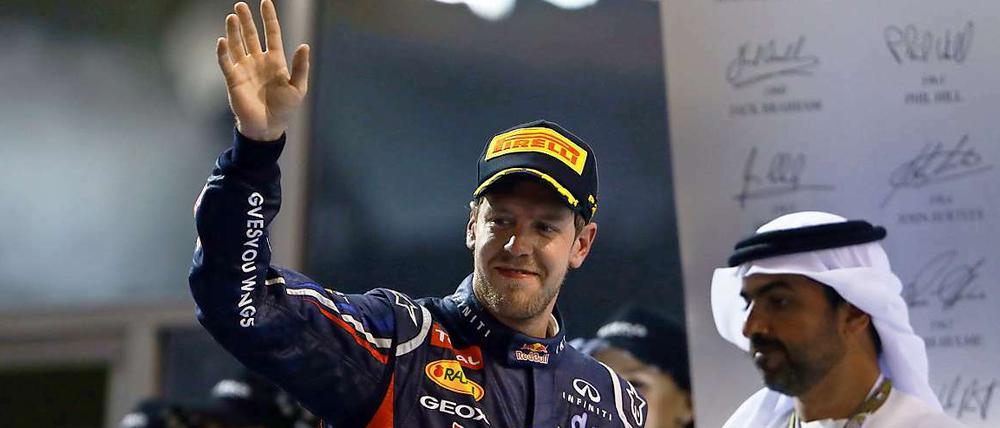 Da staunt der Scheich. Sebastian Vettel fuhr in Abu Dhabi ein grandioses Rennen.