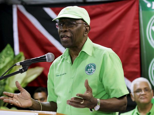 Ex-Fifa-Vizepräsident Jack Warner bei einer Pressekonferenz in seiner Heimat Trinidad und Tobago.