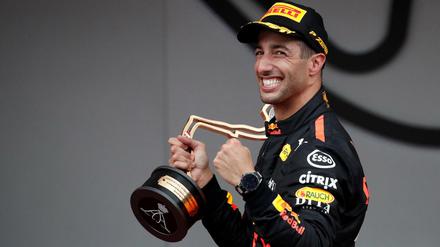 Daniel Ricciardo kann sein Glück kaum fassen.