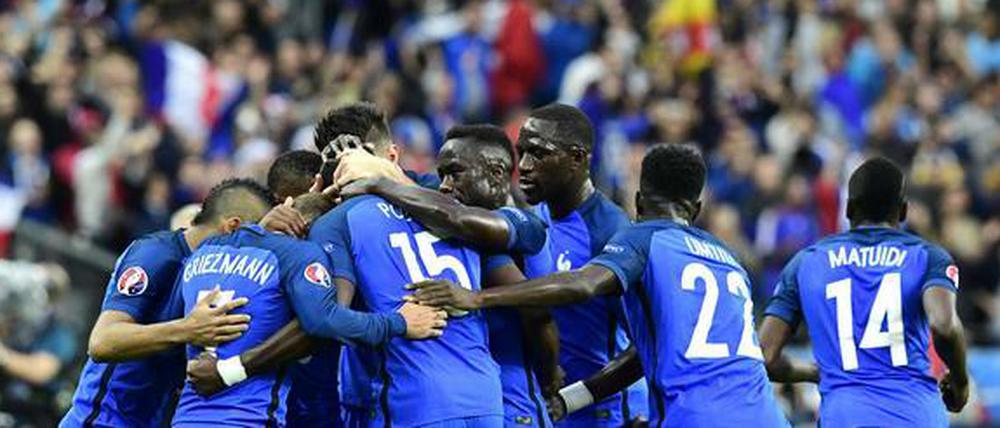 Die Blauen kommen. Im Halbfinale trifft Frankreich am Donnerstag auf Deutschland.