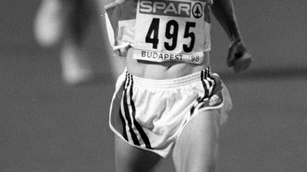 Stephane Franke bei den Leichtathletik-Europameisterschaften in Budapest 1998.