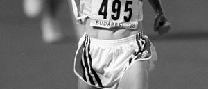 Stephane Franke bei den Leichtathletik-Europameisterschaften in Budapest 1998.