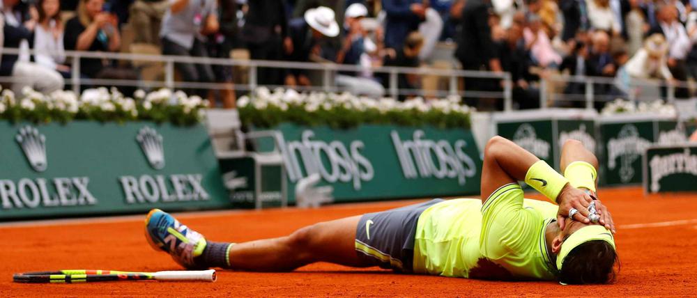 Unglaublich. Rafael Nadal feierte seinen zwölften Sieg bei den French Open.