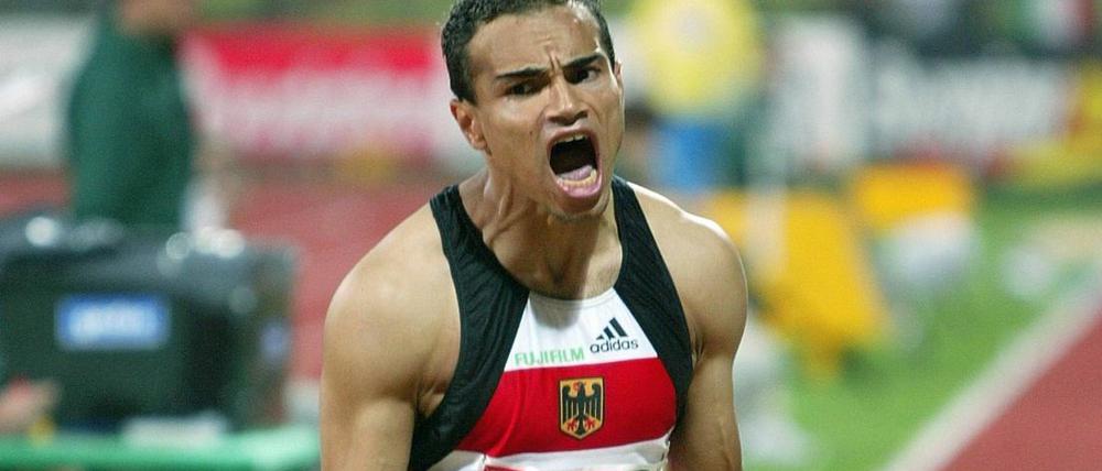 Friedek 2002 bei der Leichtathletik-EM in München.