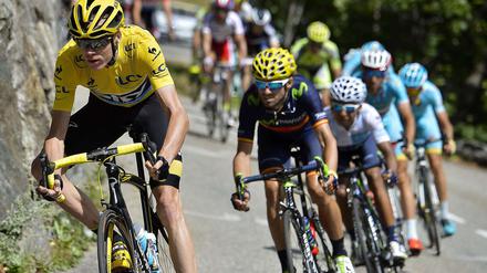 Meist in vorderster Front. Christopher Froome wird wohl seine zweite Tour de France gewinnen.