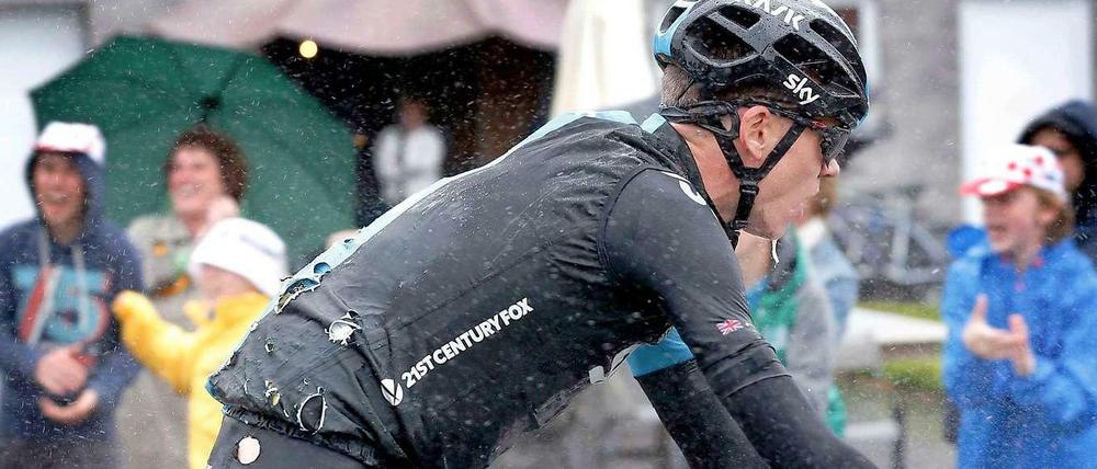 Hingefallen und ausgeschieden: Titelverteidiger Froome fährt nicht mehr mit bei dieser Tour de France. 