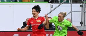 Genki Haraguchi (links) fehlt dem 1. FC Union am Wochenende gegen Stuttgart.