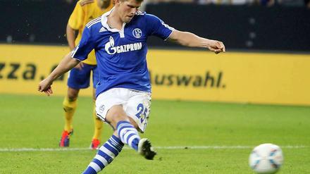 Schalkes Vierfachtorschütze Klaas-Jan Huntelaar