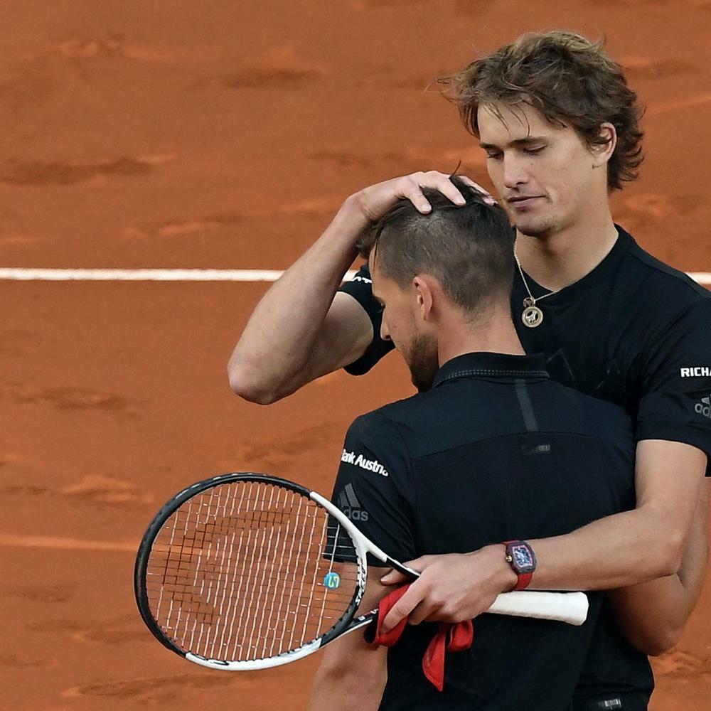 Rivalitäten im Tennis Zverev trifft Thiem im Viertelfinale der French Open
