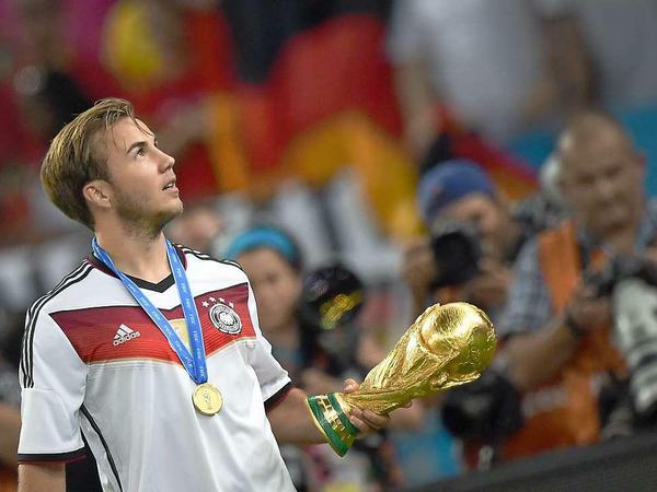 Matchwinner: Mario Götze bescherte der deutschen Nationalmannschaft mit seinem Tor in der Verlängerung den WM-Sieg über Argentinien.