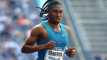 Olympiasiegerin Caster Semenya kann über 5000 Meter nicht mithalten.