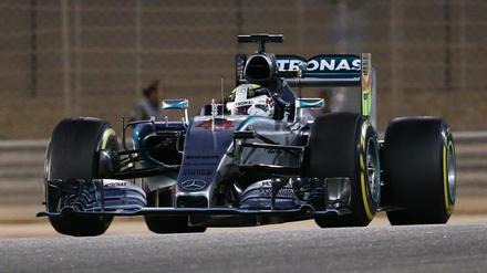 Souveränes Rennen: Mercedes-Pilot Lewis Hamilton gewann in Bahrain.