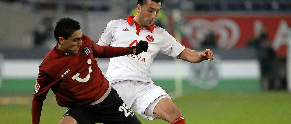 Hannover Nürnberg 10 Abdellaoue trifft, Diouf kommt