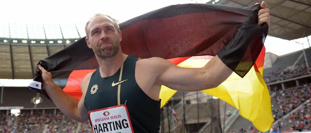Zwölfter Sieg für Robert Harting: Auch beim Istaf dominiert der Olympiasieger.