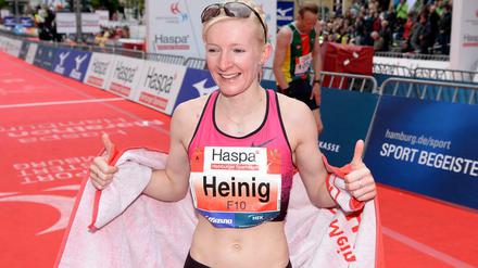 Katharina Heinig wurde das Laufen quasi in die Wiege gelegt.