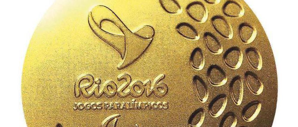 Die begehrten Medaillen sind bei diesen Paralympischen Spielen in Rio ganz besonders ausgestattet: Die Athleten können hören und tasten, um welches Edelmetall es sich handelt.