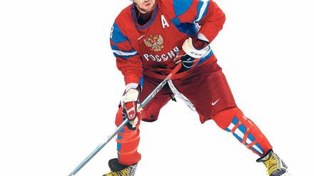 Laut am Schläger. Der Russe Alexander Owetschkin zählt zu den extrovertierteren NHL-Profis.