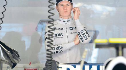 Nico Hülkenberg, 22, gewann 2009 die Formel-1-Nachwuchsserie GP2. In dieser Saison wurde er bei Williams vom Test- zum Rennfahrer befördert und liegt derzeit in der WM-Wertung mit einem Punkt auf Rang 15. Foto: dpa