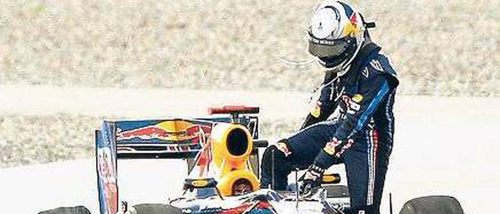 Bei Red Bull sorgte der Unfall in Istanbul zwischen Sebastian Vettel (im Bild) und Mark Webber für Verstimmungen.