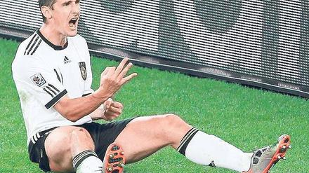 Jaaaaaa! Miroslav Klose feiert