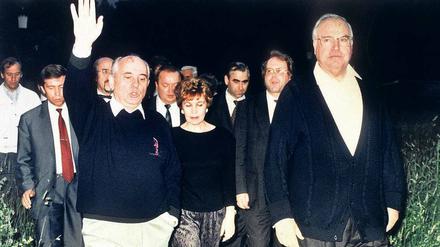 Helmut Kohl als modisches Vorbild von Joachim Löw.