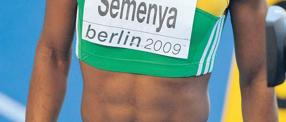 Ende der Leidenszeit? 800-Meter-Weltmeisterin Caster Semenya darf wieder laufen, doch ihre Rückkehr dürfte bei den Konkurrentinnen auf Widerspruch stoßen. Foto: AFP