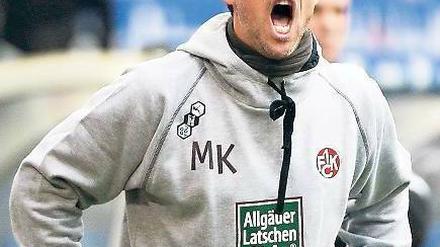 „Hunger und Gier.“ FCK-Coach Marco Kurz appelliert vor dem Derby gegen die Eintracht an seine Spieler. Foto: dapd